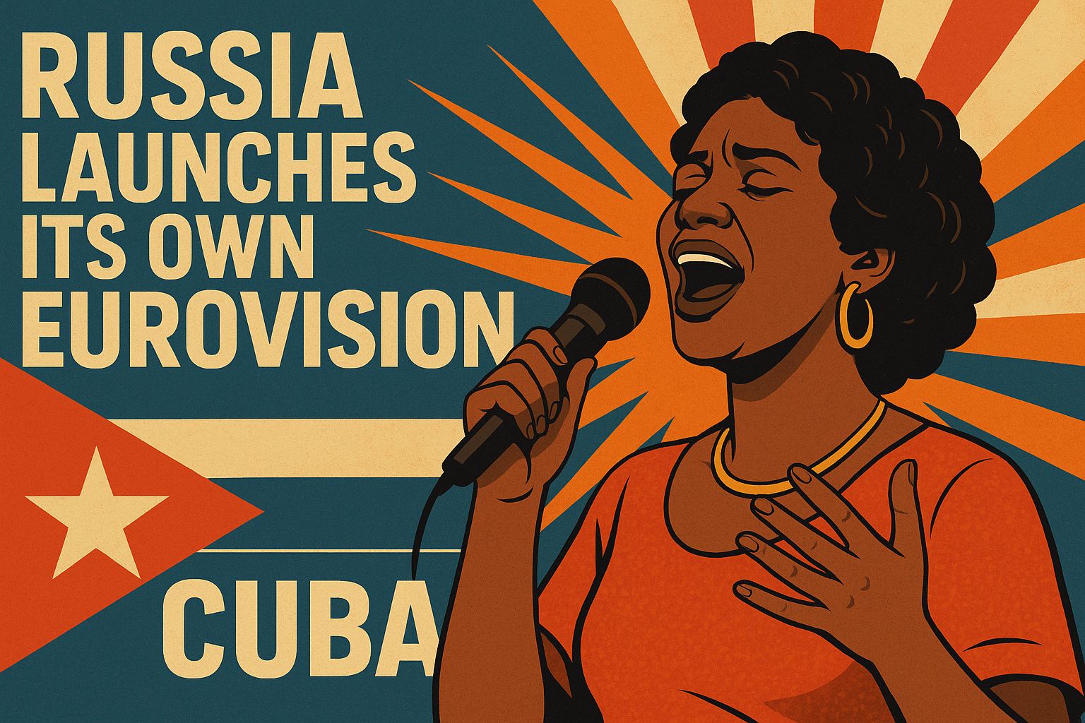 Cuando pensaste que lo habías visto todo… Rusia lanza su propio Eurovisión y Cuba dice “¡Presente!”