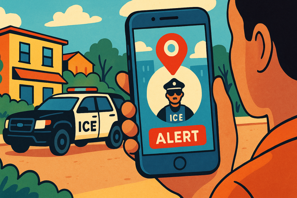 ¿Sabías que una app para iPhone puede avisarte cuando ICE está cerca… y ya la usan miles de migrantes?