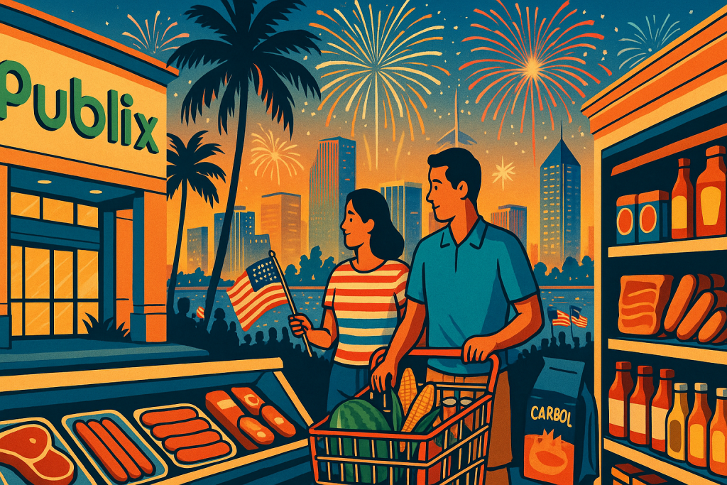 A que mercados puede ir este 4 de Julio y donde puedes celebrar el día de la Independencia en Miami .