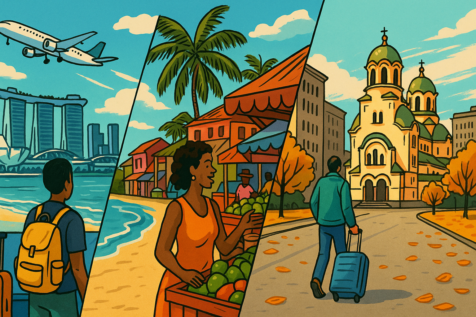 ¿Y si pudieras hacer las maletas sin visa? Tres destinos que los cubanos aún pueden pisar con solo su pasaporte