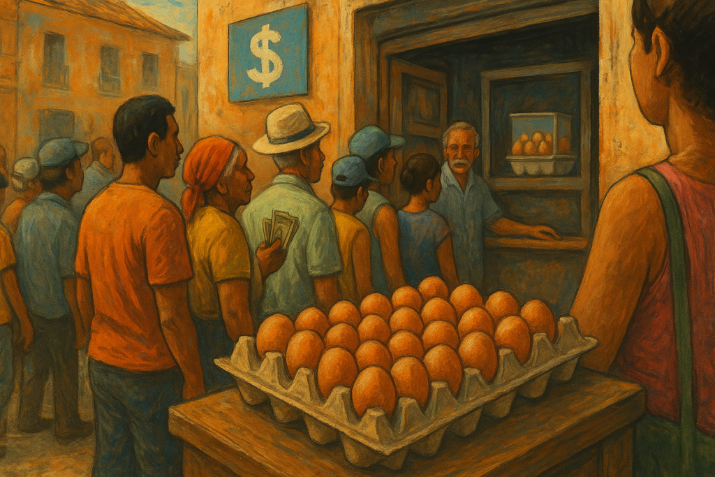 🥚 Cuando un cartón de huevos vale un salario: el precio que parte la isla en dos