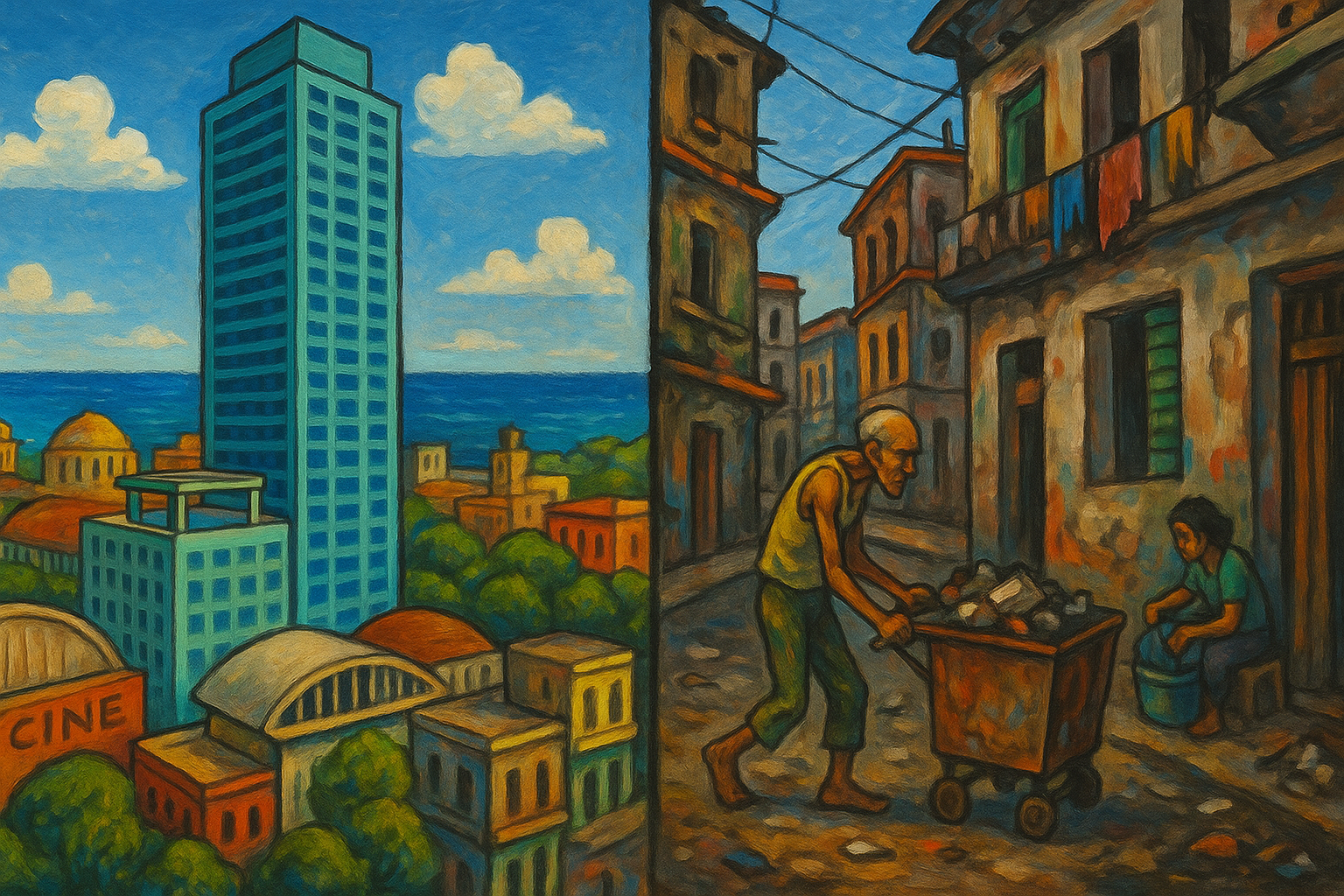 El espejismo que divide a Cuba: sobrevivir en la isla más desigual