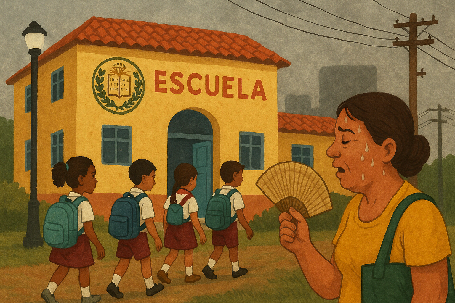 Volvieron las clases… y se fue la luz. Así Arranco el inicio del curso escolar 2025-2026 en Cuba.