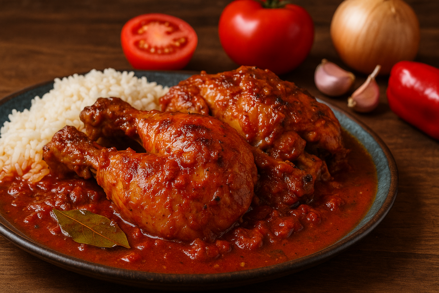 Pollo a la barbacoa cubana: el secreto está en la salsita roja con su toque de comino.
