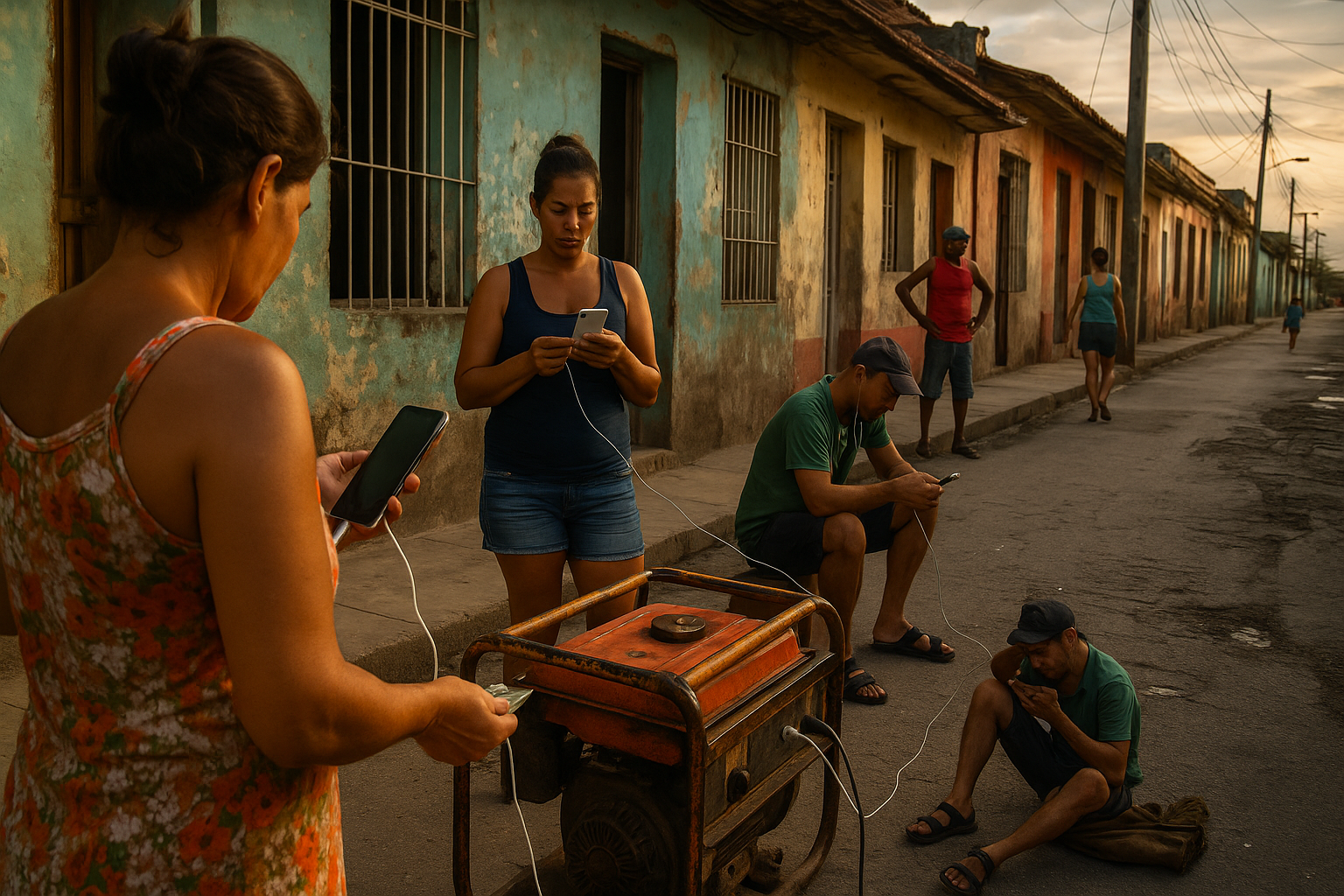 “¡¿300 pesos para cargar el celular?! ” — Cuando la luz se va, la dignidad se apaga también.