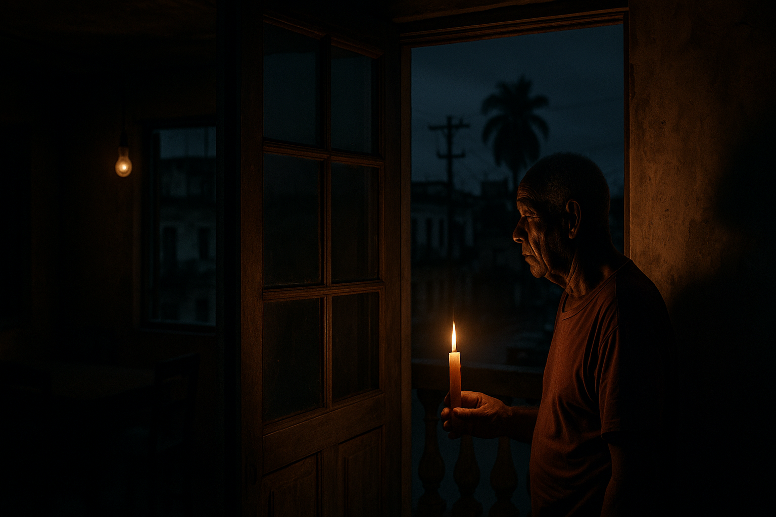 Cuba a oscuras otra vez: ni el sol alcanza para alumbrar el país.