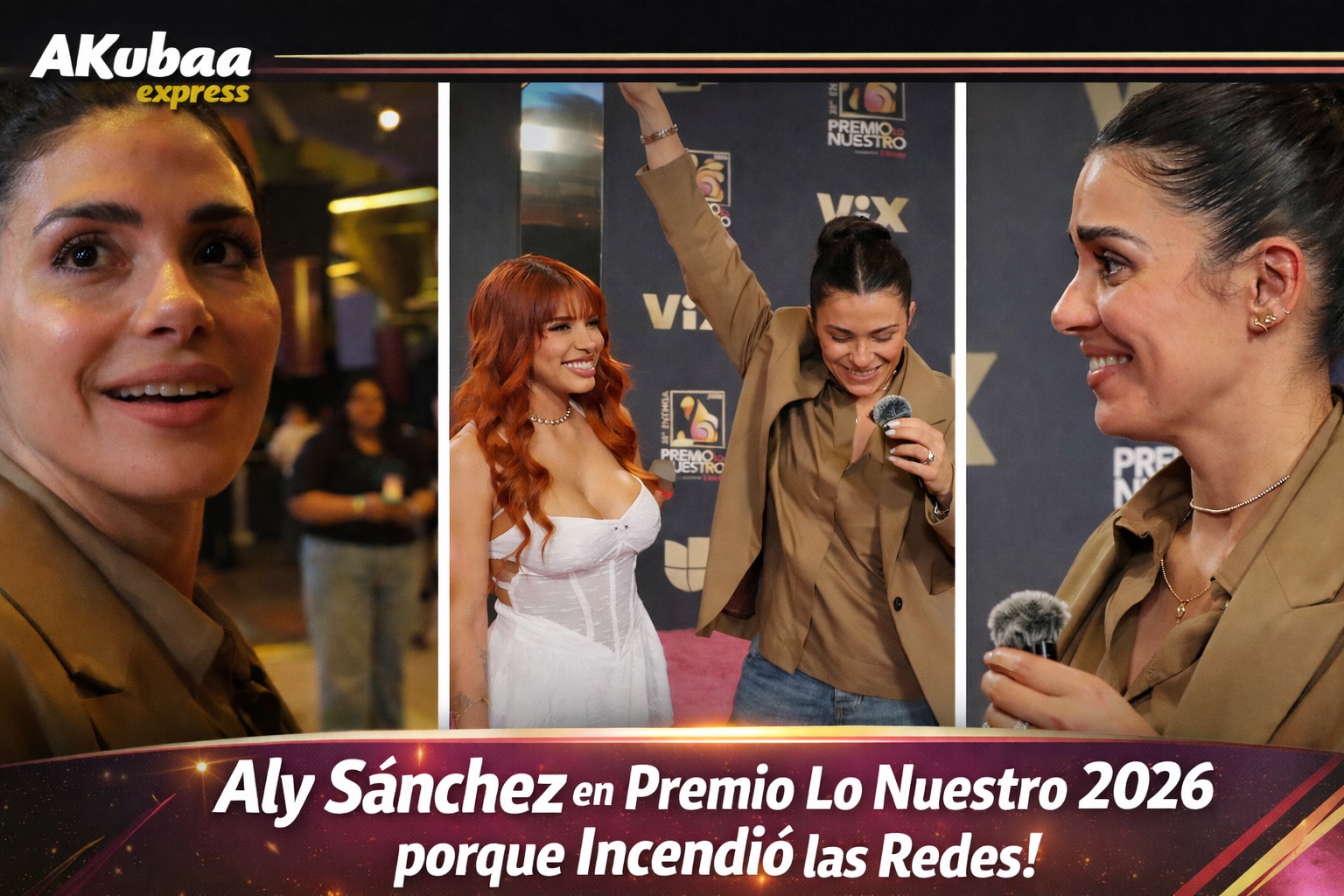 Aly Sánchez, un error, una canción equivocada… y la lección viral que nos dejó en Premio Lo Nuestro 2026.