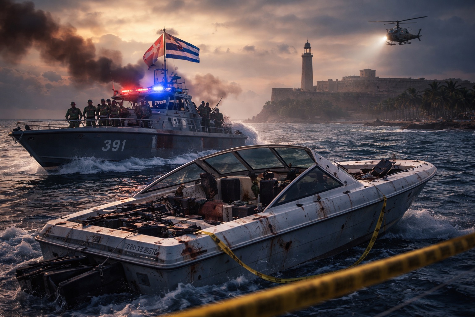 Cuatro nombres, seis silencios y un error: lo que no cuadra en el tiroteo frente a las costas de Cuba.