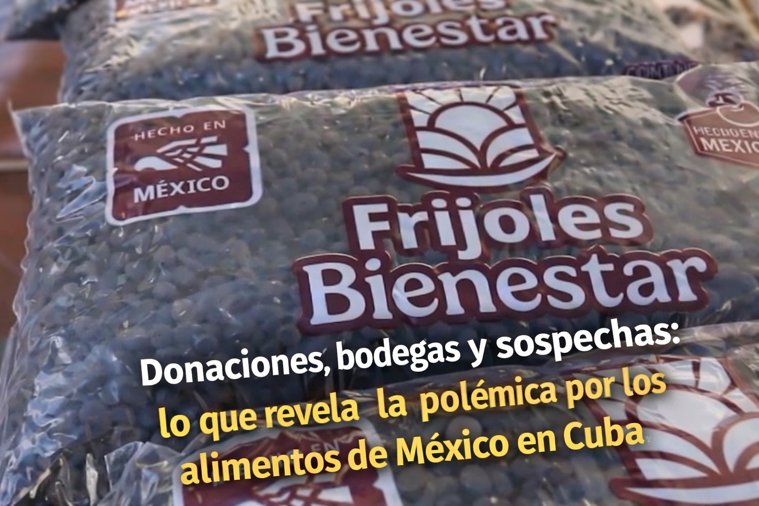 Donaciones, bodegas y sospechas: lo que revela la polémica por los alimentos de México en Cuba.